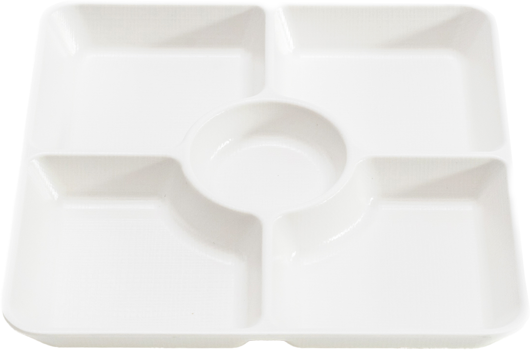 Matte Five-sided Plate