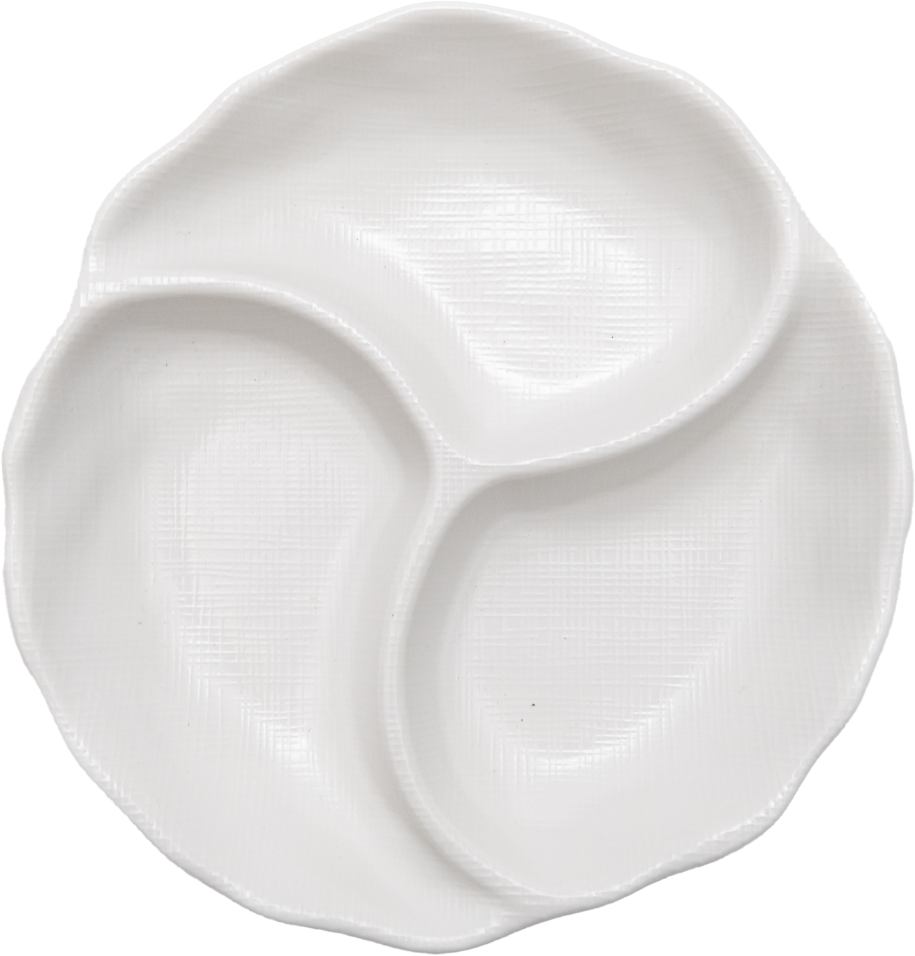 Matte Three-sided Plate