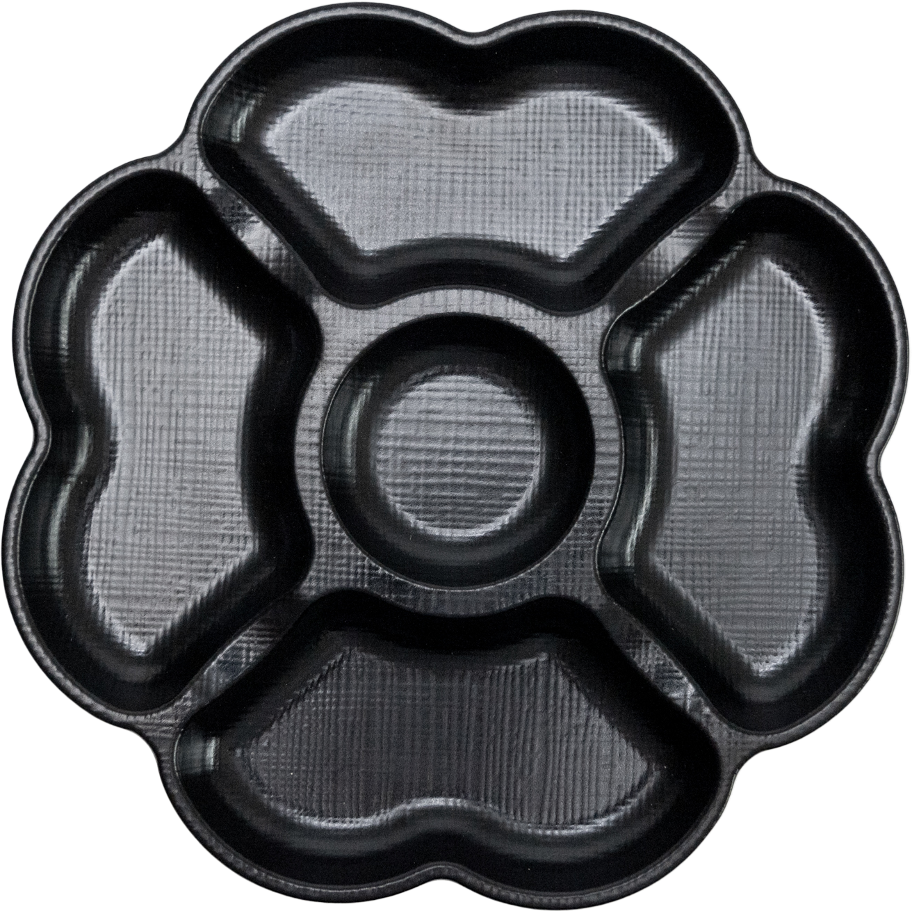 Matte Clover 5-sided Plate