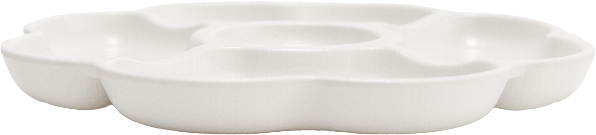 Matte Clover 5-sided Plate
