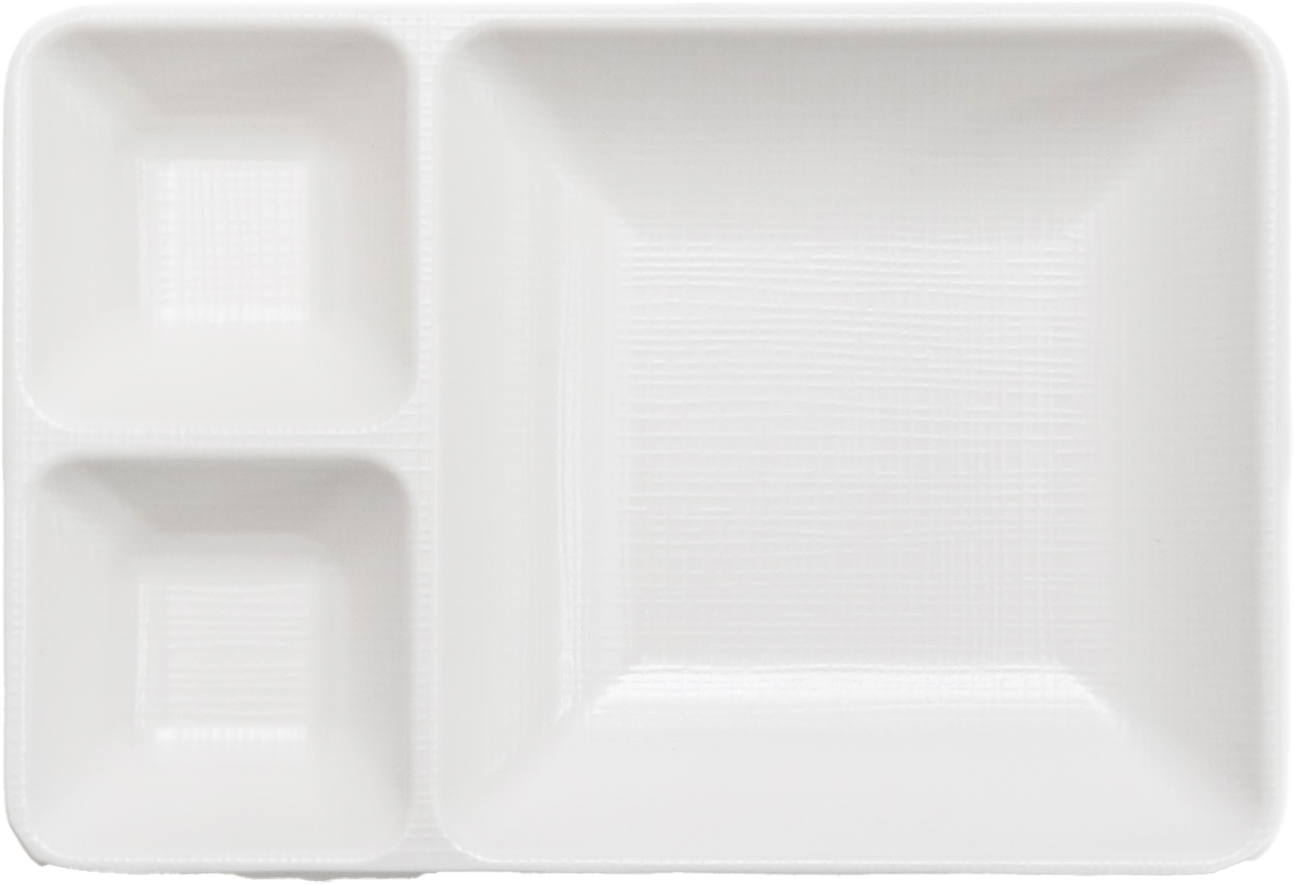 Matte 3-sided Plate