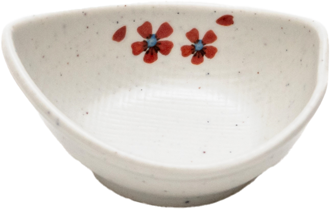 Matte Leaf shaped Sauce dish