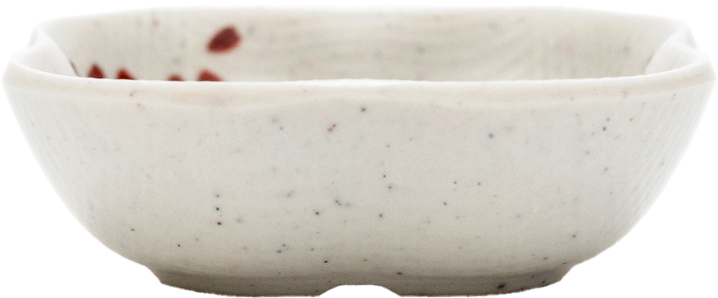 Matte Flower shaped Sauce dish