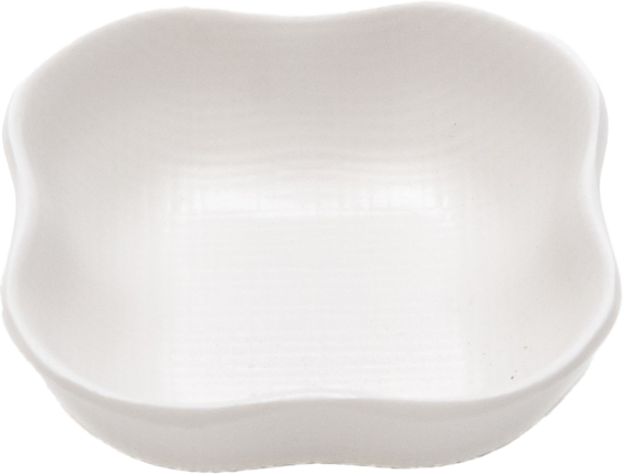 Matte Flower shaped Sauce dish