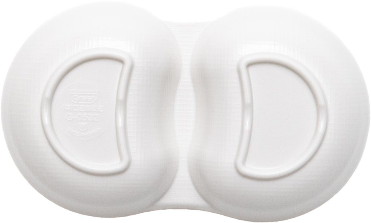 Matte Deep 2-Sided Sauce Dish