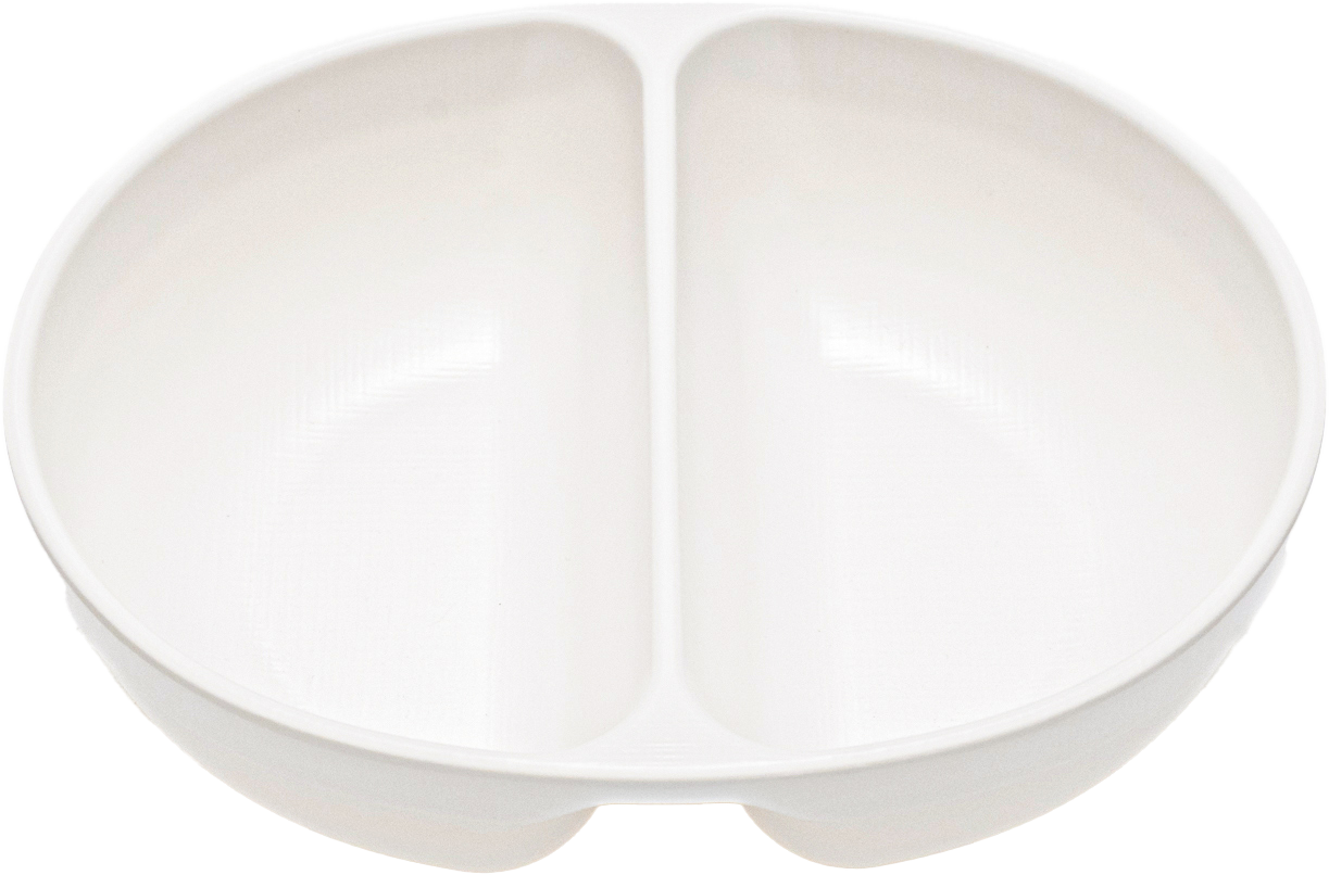 Matte 2-Divided Noodle Bowl