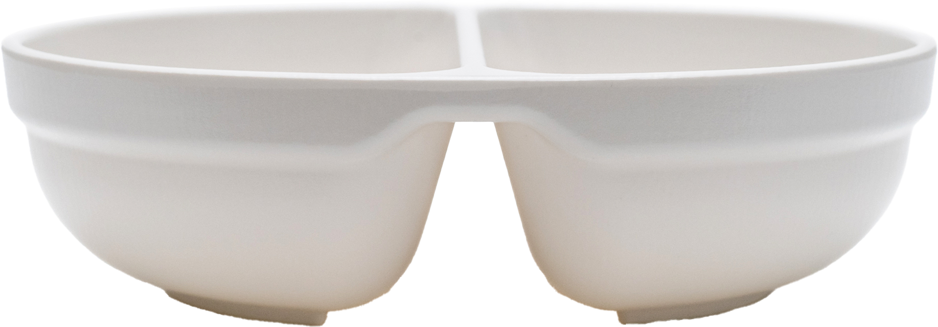 Matte 2-Divided Noodle Bowl